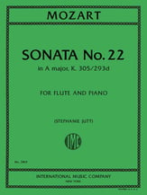 Sonata #22 in A Major Flute & Piano cover